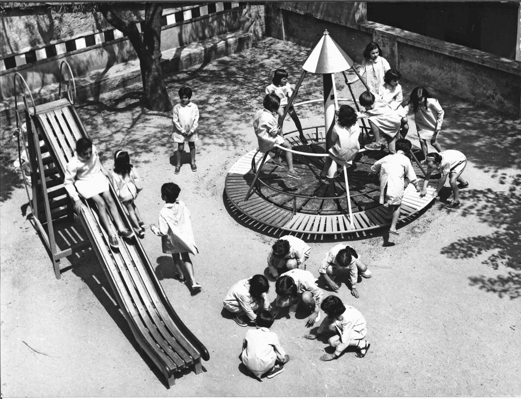 Colonias infantiles de la Obra Social en las pasadas décadas.