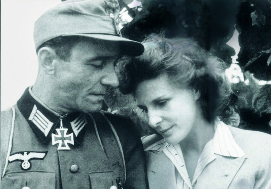 Leni Riefenstahl con su marido, el teniente Peter Jacob.