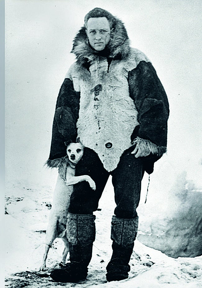 Richard Byrd en una de sus expediciones a la Antártida.