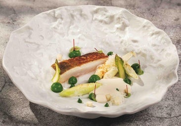 Lomos de pez de San Pedro con puerros