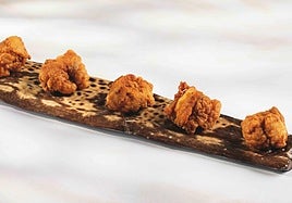 Morena frita en adobo 'Ricardo el Chori'