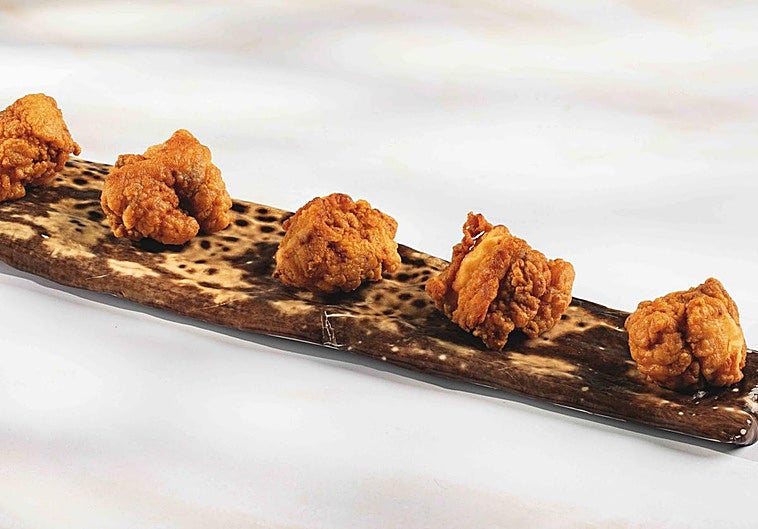 Morena frita en adobo 'Ricardo el Chori'