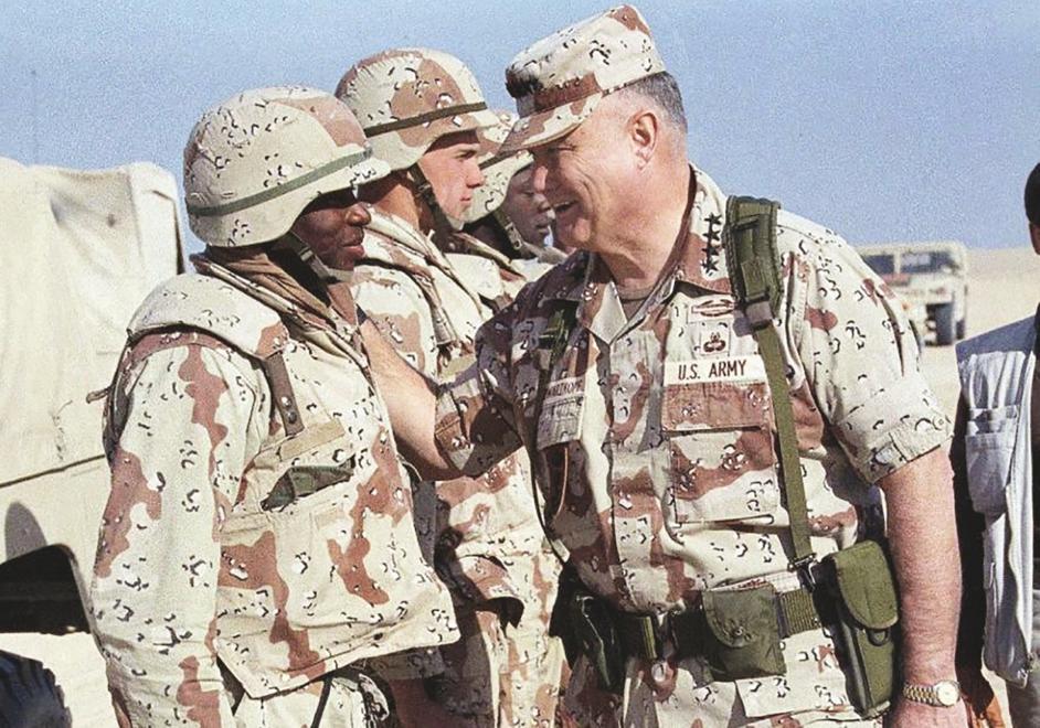 En la Guerra del Golfo (1990-1991), EE.UU. vistió el camuflaje desértico conocido como 'chocolate chip'.