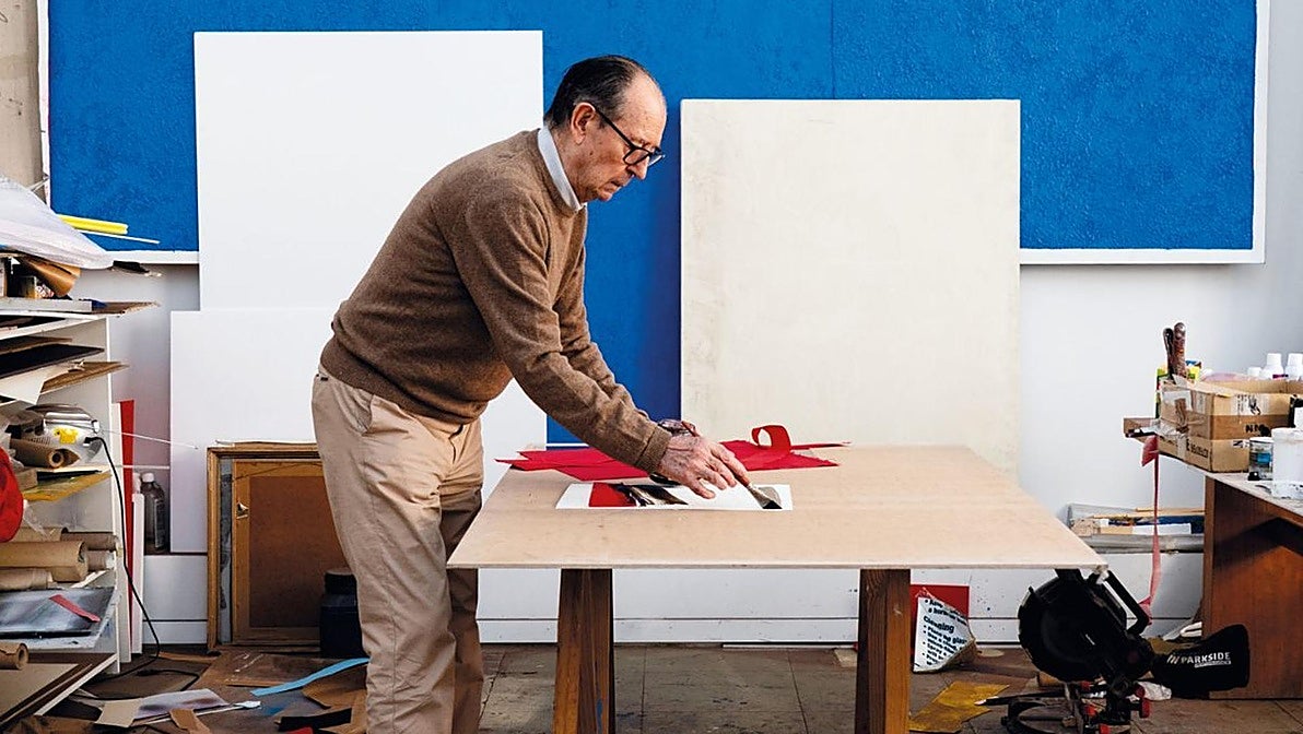 Rafael Canogar: «En un mundo en crisis quiero comunicarme a través de obras bellas»