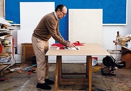 Rafael Canogar: «Me siento muy productivo. Sigo pintando más de cien cuadros al año»