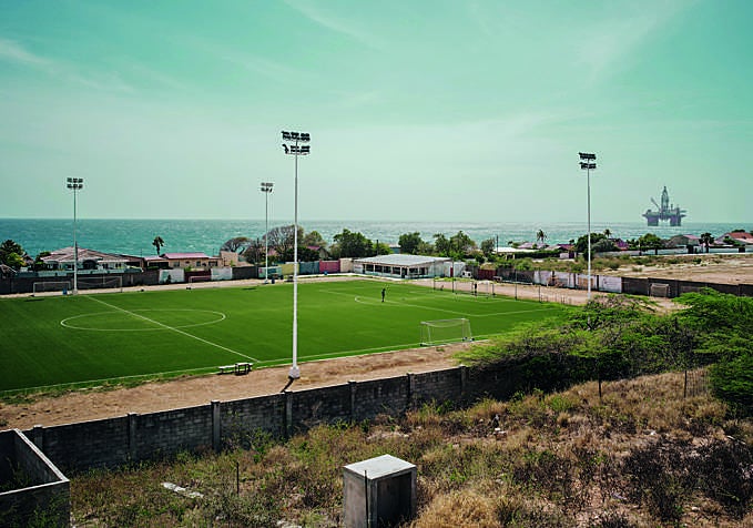 Un campo de la Primera División de Curazao. Aquí juega el Jong Colombia, ganador de 12 Ligas y fundado en 1951 en la localidad de Sint Michiel.