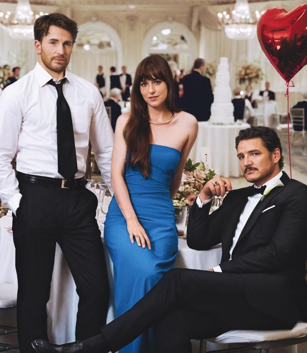 El cinismo de la casamentera Dakota Johnson en «Amor materialista» salta por los aires cuando se trata de elegir (para ella) entre el candidato perfecto, Pedro Pascal (rico, guapo, encantador), y su exnovio, Chris Evans (también guapo), pero con los bolsillos vacíos...