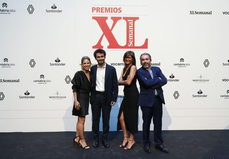 Karina Sainz Borgo, Bruno Pardo, María José Solano y Jesús García Calero.
