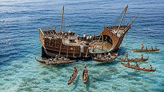 El grumete torpe que asentó un imperio. Así fue el primer naufragio español en América