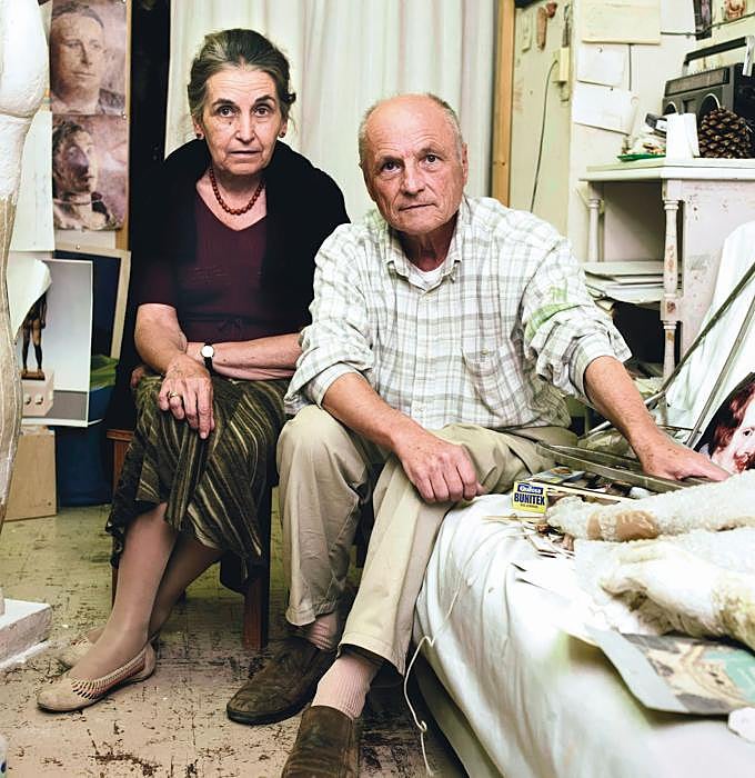 María Moreno y Antonio López en 2006 en un posado para XLSemanal.
