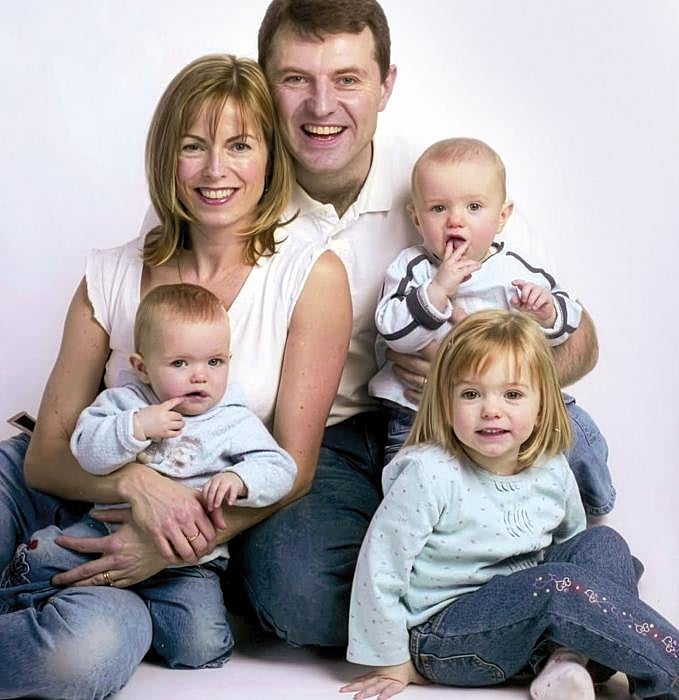 Los McCann en 2007, poco antes de la desaparición de Madeleine.