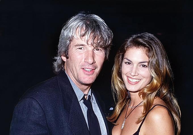 La de Richard Gere y Cindy Crawford fue una de las parejas más glamurosas de los 90.