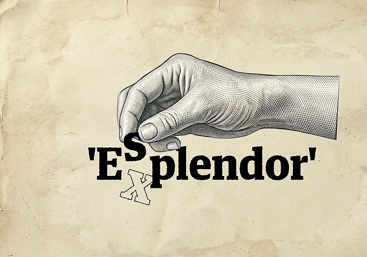 'Esplendor' se escribe con ese… o no