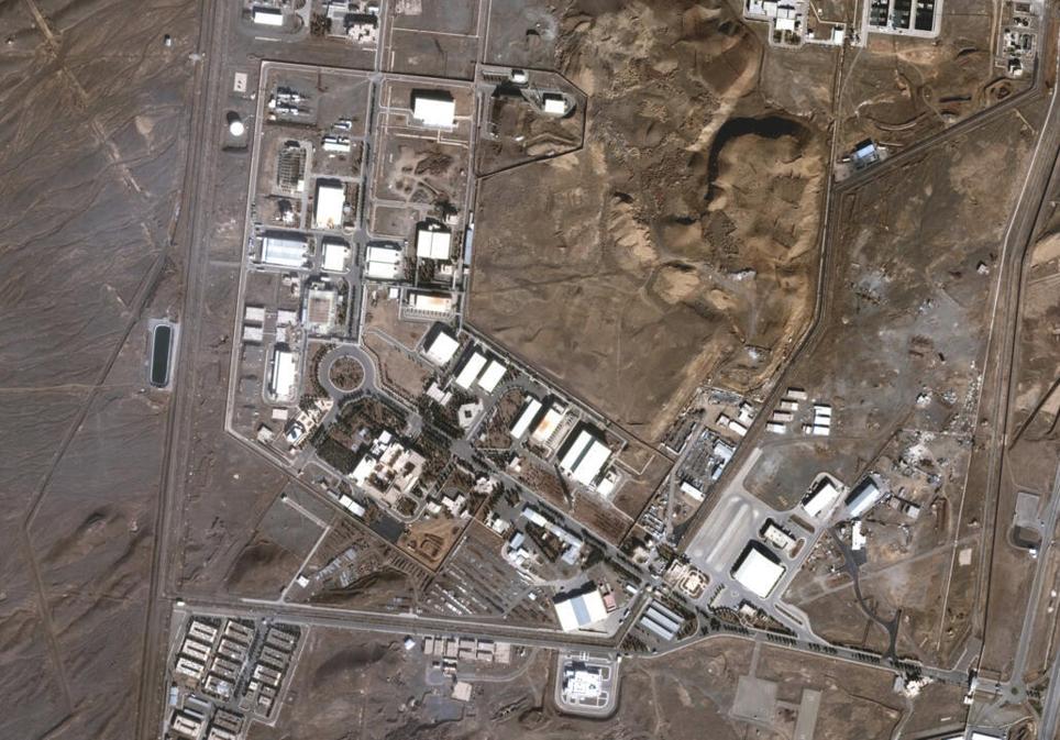 El emplazamiento nuclear de Natanz, a 200 kilómetros al sureste de Teherán, objetivo de la operación israelí del 13 de junio de 2025.