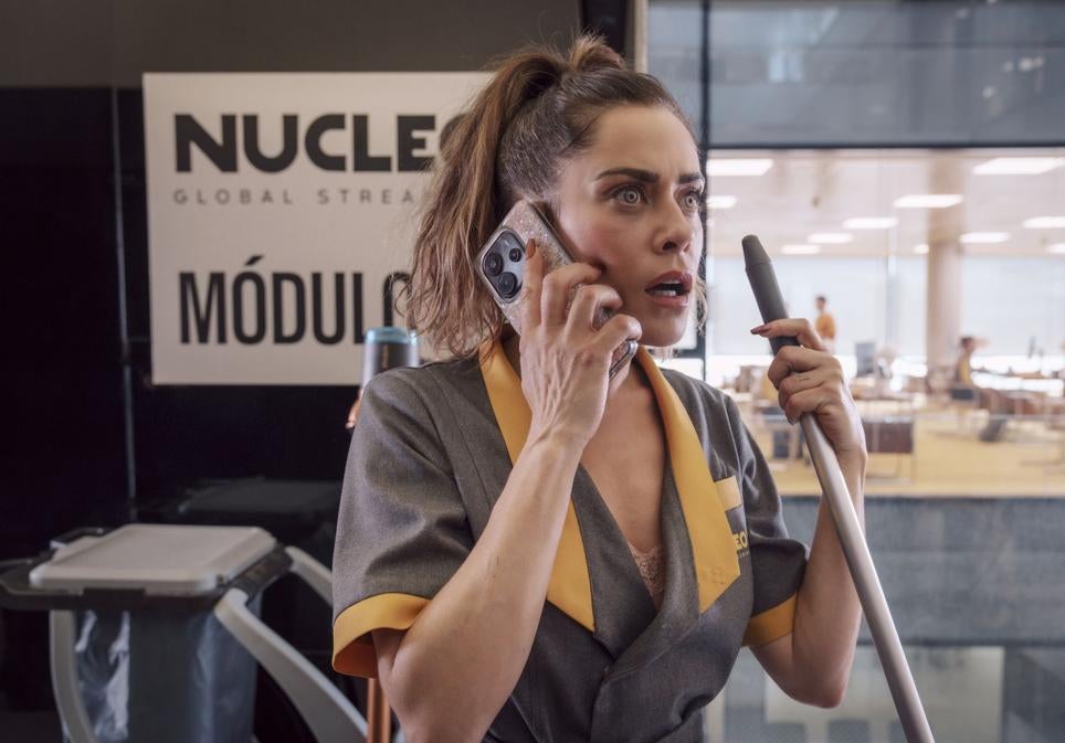 María Leon en una secuencia de la serie.