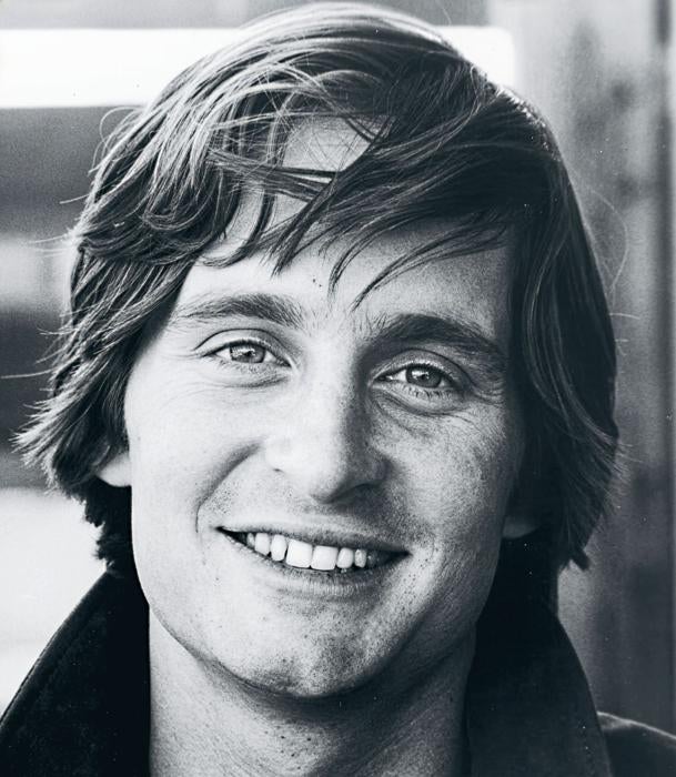 Douglas en 1969, con 24 años, antes del estreno de 'Héroes', su primer papel protagonista.