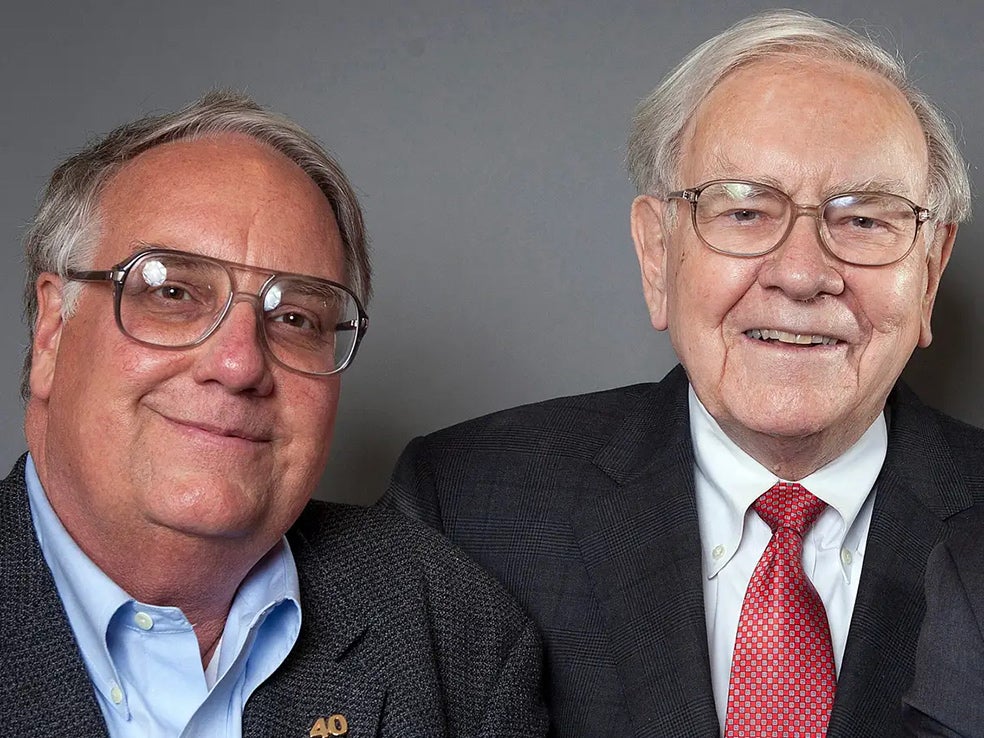 Howard Buffett, con su padre, con quien mantiene una fluida relación.