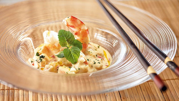 Salpicón de langostino