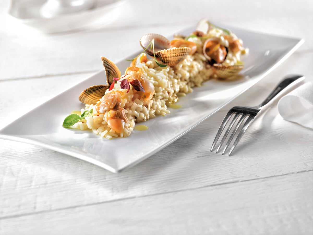 Arroz con berberechos