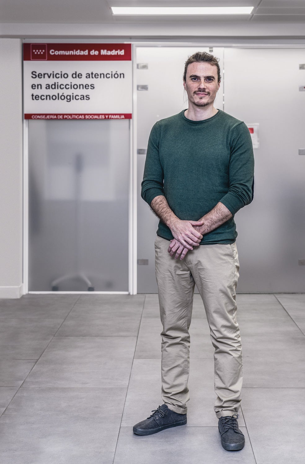 José Moreno Ortiz, psicólogo y director del Servicio de Atención en Adicciones Tecnológicas de Madrid. Solo hay otros cuatro centros de este tipo en el mundo.