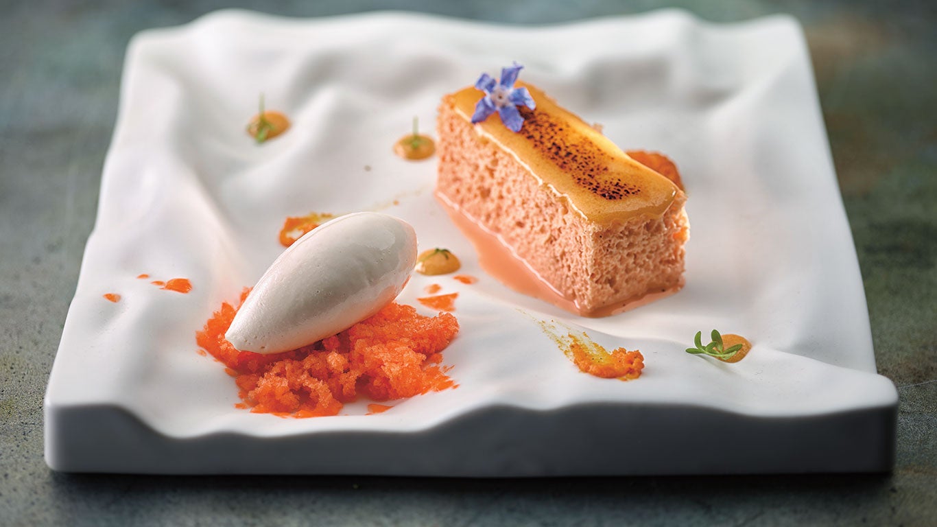 Torrija de zanahoria y calabaza