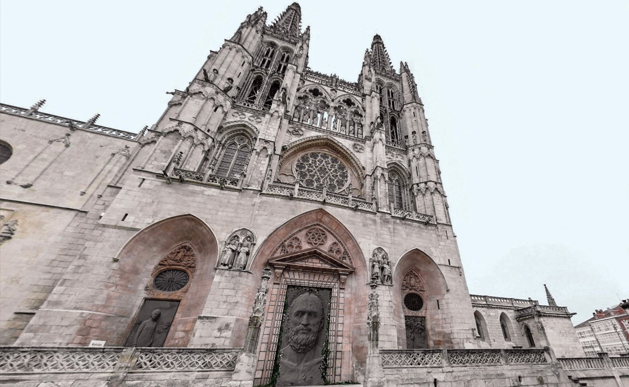 A López le encargaron tres puertas de bronce para sustituir a las actuales de la fachada de la catedral de Burgos. Representan a Dios, la Virgen María y el Niño Jesús. Pero no son del gusto de todos...El Arzobispado defiende el proyecto como «la mayor aportación a la catedral» en 200 años. Las puertas están presupuestadas en un millón doscientos mil euros. Las actuales, que ni siquiera son las originales del templo, se trasladarán a los museos catedralicios.