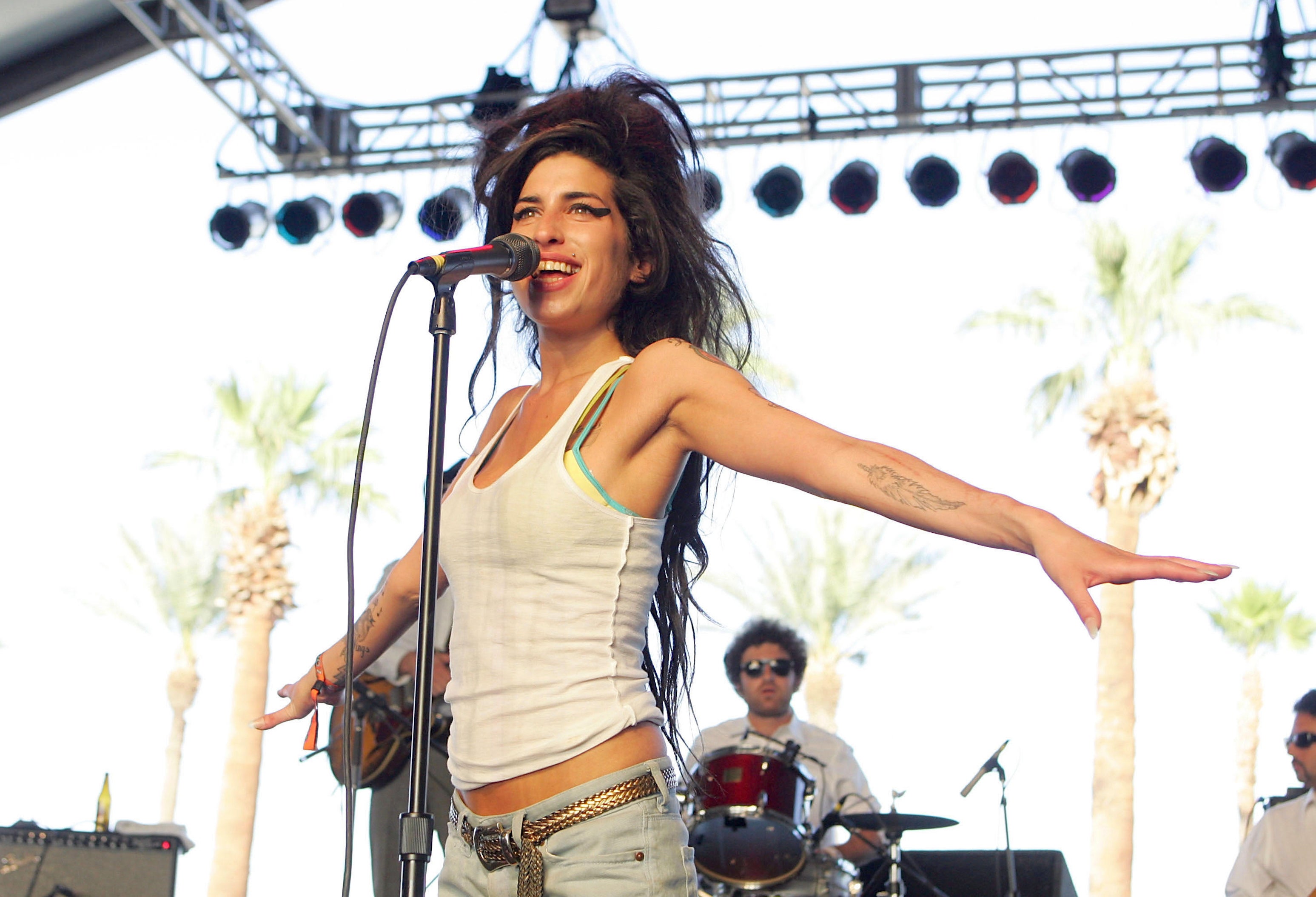 La cantante en el Festival de Coachella de 2007, en California. Acababa de ganar seis premios Grammy por Back to Black y triunfaba en todo el mundo.