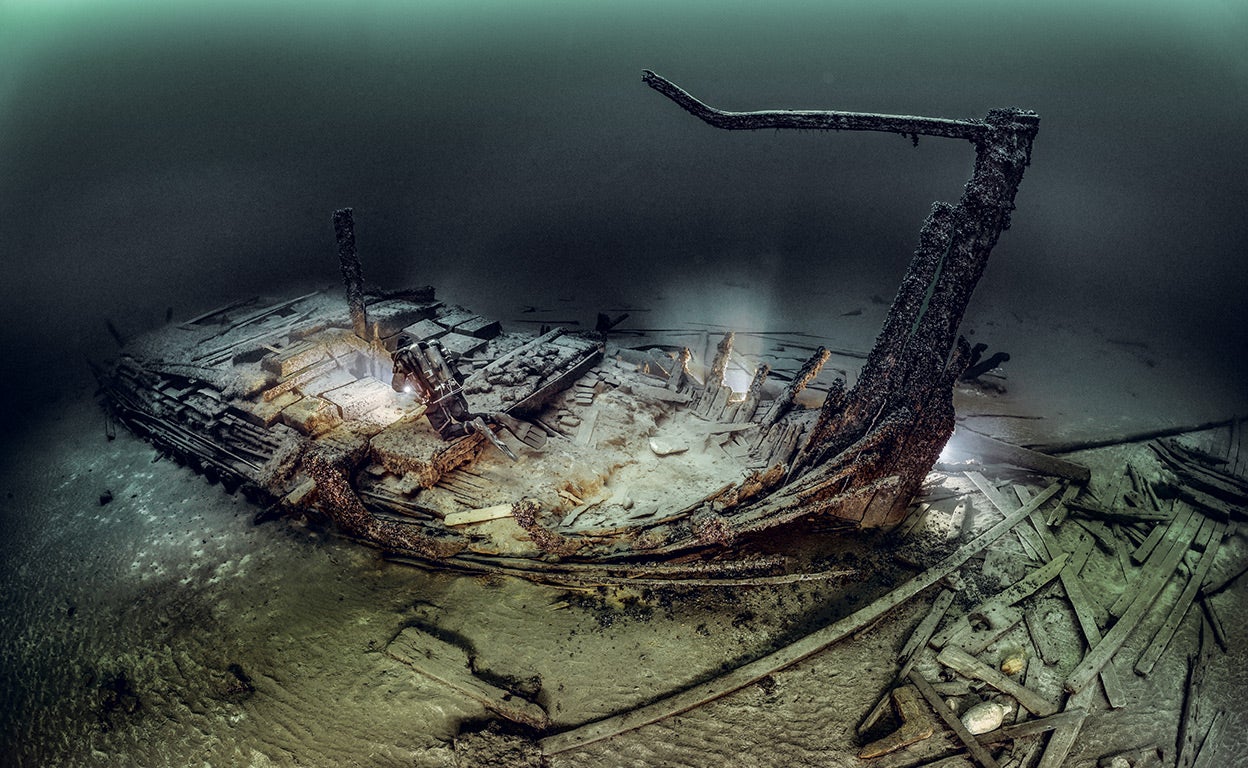 El increíble cementerio submarino del Báltico