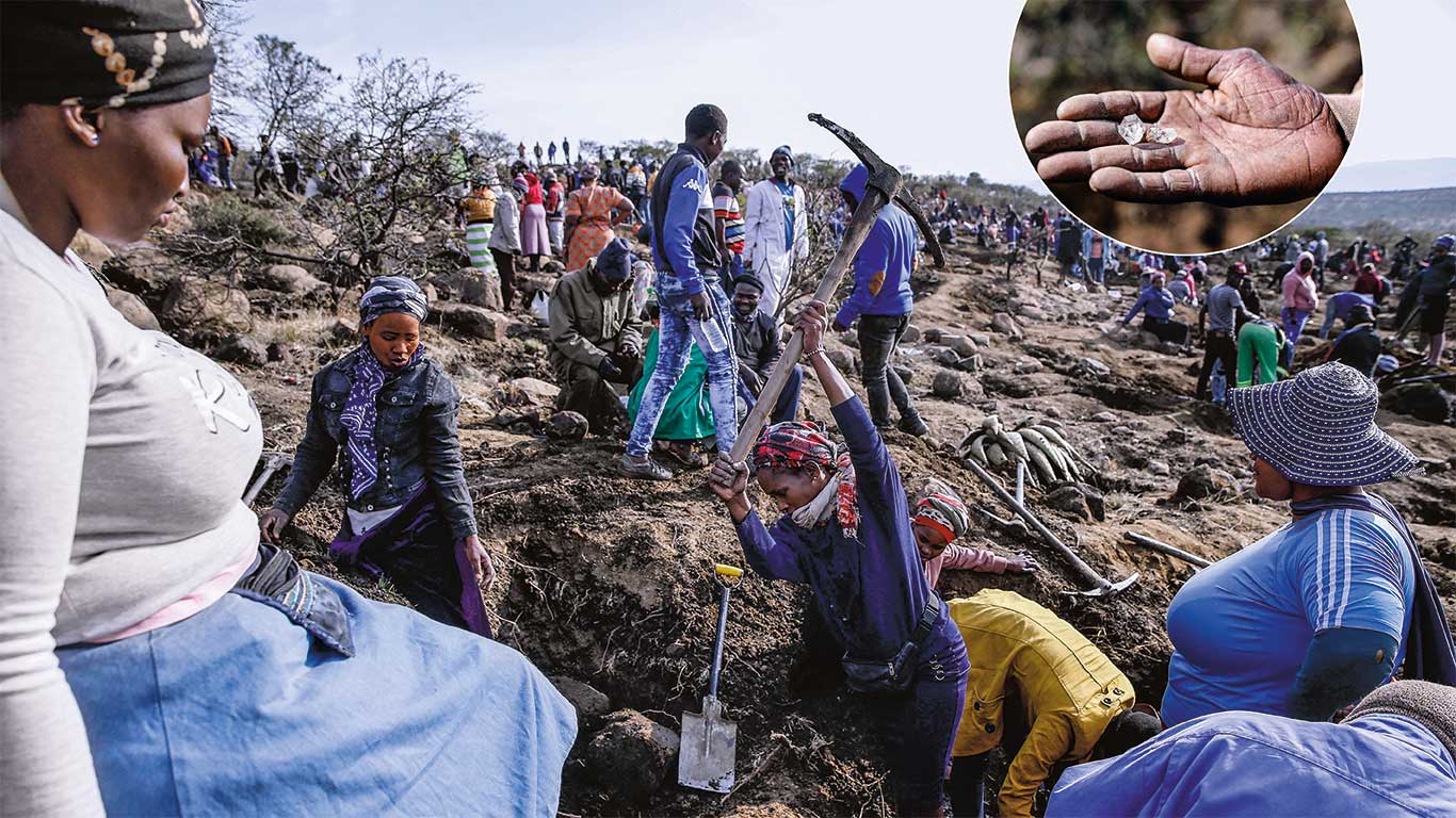 Los diamantes que desatan la locura en un pueblo de África