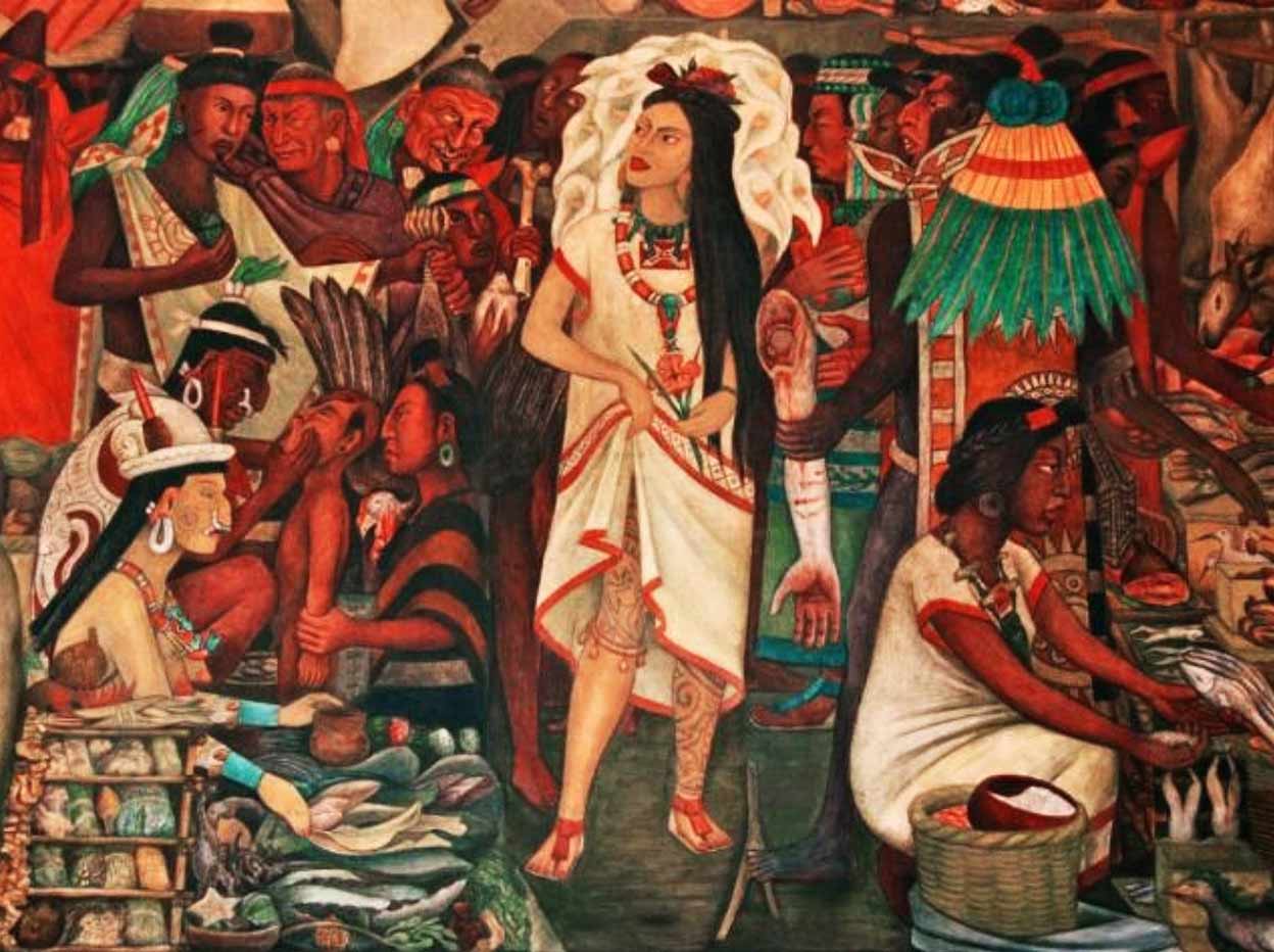 La imagen de la Malinche ha sido representado en infinidad de obras de artistas latinoamericanos, aunque no hay referencias históricas sobre su aspecto físico. En la primera fotografía de este reportaje aparece interpretada por la actriz Priscila Lepe en el documental Malintzin.