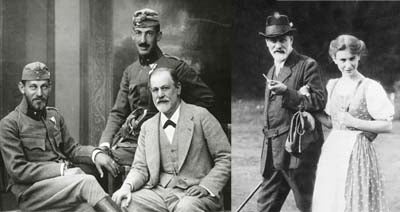 Freud tuvo seis hijos. En la foto, con Ernst y Martin, el mayor, que estudio Derecho y trabajó como contable. Ernst era el pequeño de los tres varones. Fue arquitecto y el padre del pintor Lucien Freud. Oliver, el tercer chico, fue ingeniero. Freud tuvo, además, tres hijas: Annerl (así la llamaba Freud a Anna, en la foto) era la menor y su favorita. De adolescente se colaba en los cenáculos de su padre. Fue pionera en el psicoanálisis infantil.