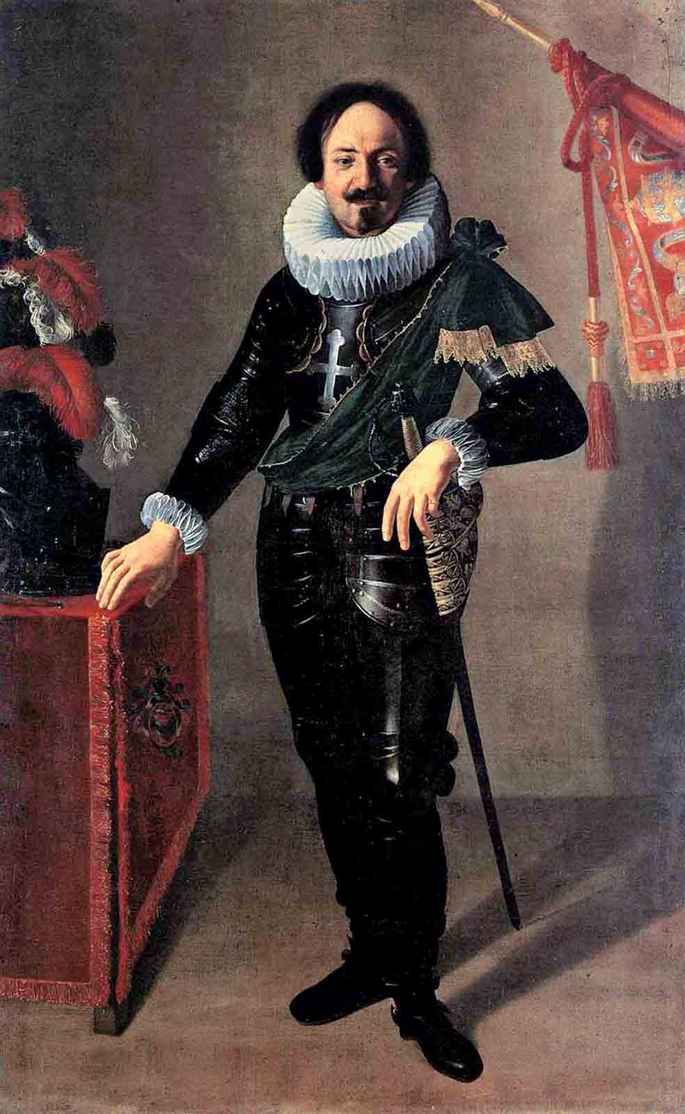 Artemisia se marchó a Florencia para huir del escándalo de la violación. Después trabajó en Roma, Génova y Nápoles. En su Retrato de un confaloniero, de 1622, se percibe la influencia de Caravaggio.