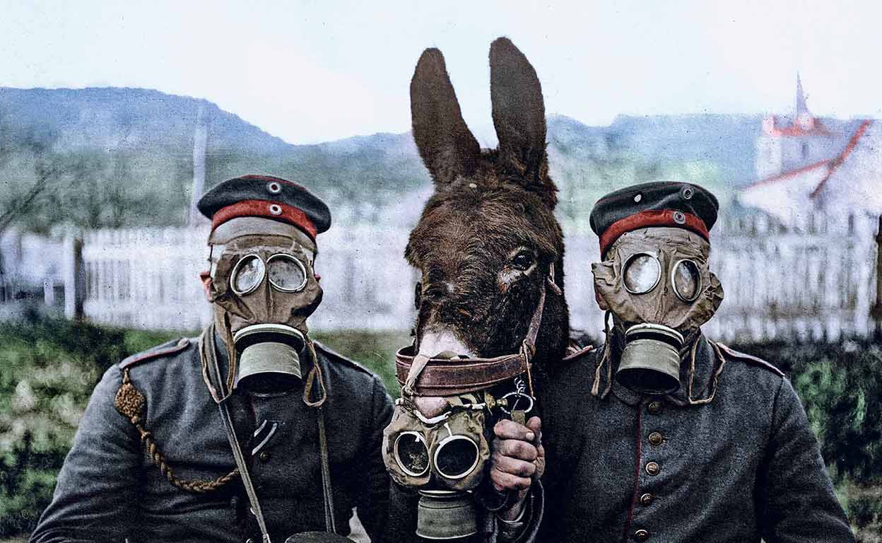 Las dos guerras mundiales, a color