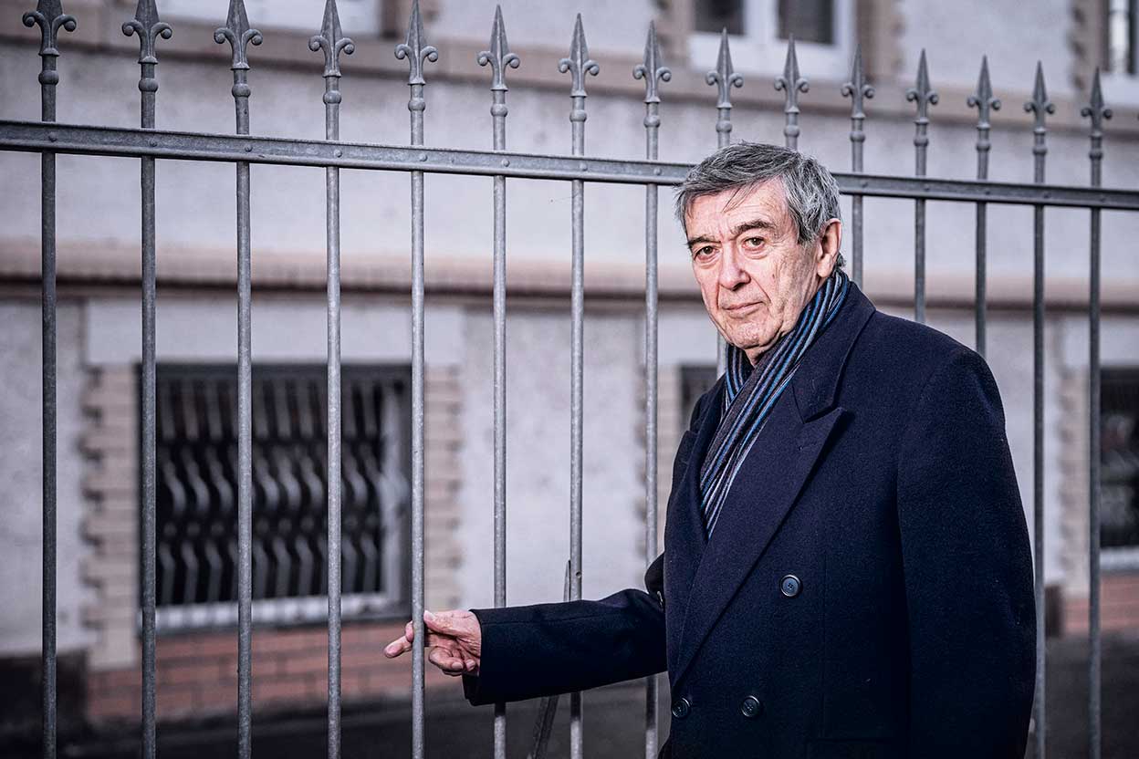 Josef Salomonovic, es uno de los dos únicos superviviente hoy vivos de Stutthof y fue testigo contra la acusada. «Todavía sueño con los barracones», dice. |