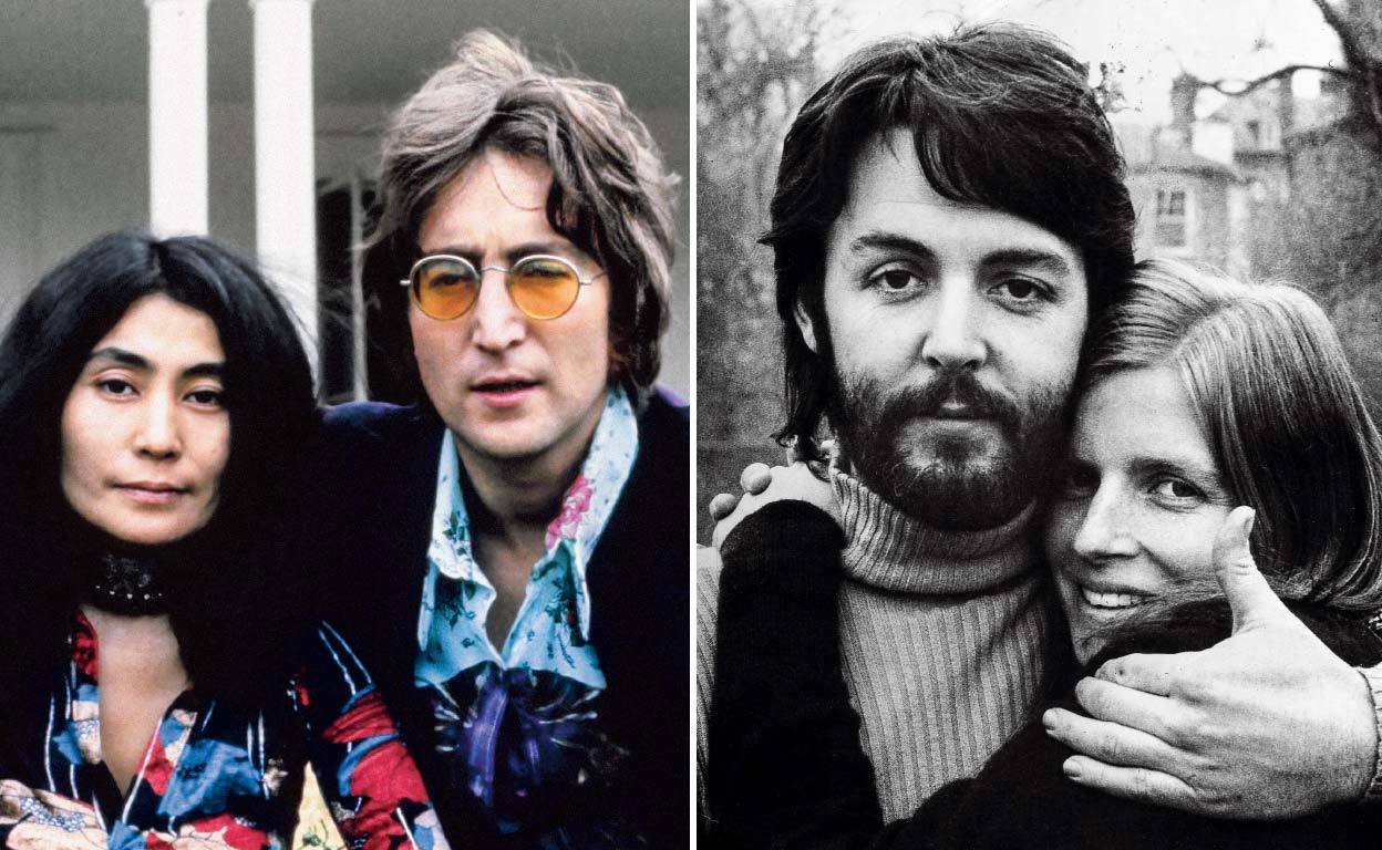 La presencia de Yoko en las sesiones de Let it be pasó a la historia como elemento que propició la ruptura. Linda Eastman, por su parte, lo hizo como la mujer que salvó a McCartney. Ambas parejas se casarían poco después... Por separado. El 12 de marzo de 1969 los McCartney, en una iglesia de Londres; los Lennon, al de ocho días, de blanco y abogando por la paz mundial, en el registro civil de Gibraltar.