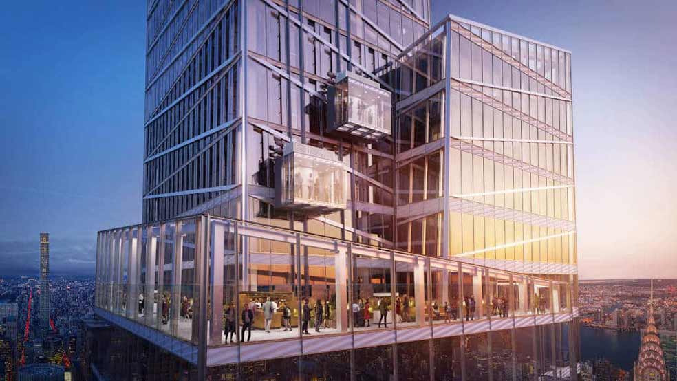 Las vistas espectaculares de One Vanderbilt no son gratis: 39 euros la entrada básica, 20 más por subir en el ascensor exterior, 10 más por disfrutar del atardecer...
