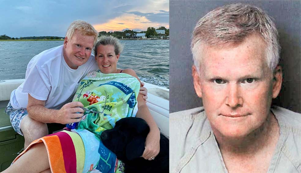 Los Murdaugh disfrutaban de una apacible vida y el matrimonio no daba muestras de tener problemas conyugales. Cuando Maggie y el menor de sus hijos, Paul, fueron asesinados, el marido, Alex, fue interrogad y descartado enseguida como sospechoso por la policía. Fue su posterior intento de fingir su propio asesinato lo que ha reabierto la investigación y ha mostrado una cara distinta del patriarca (a la izda., en la foto de su detención).