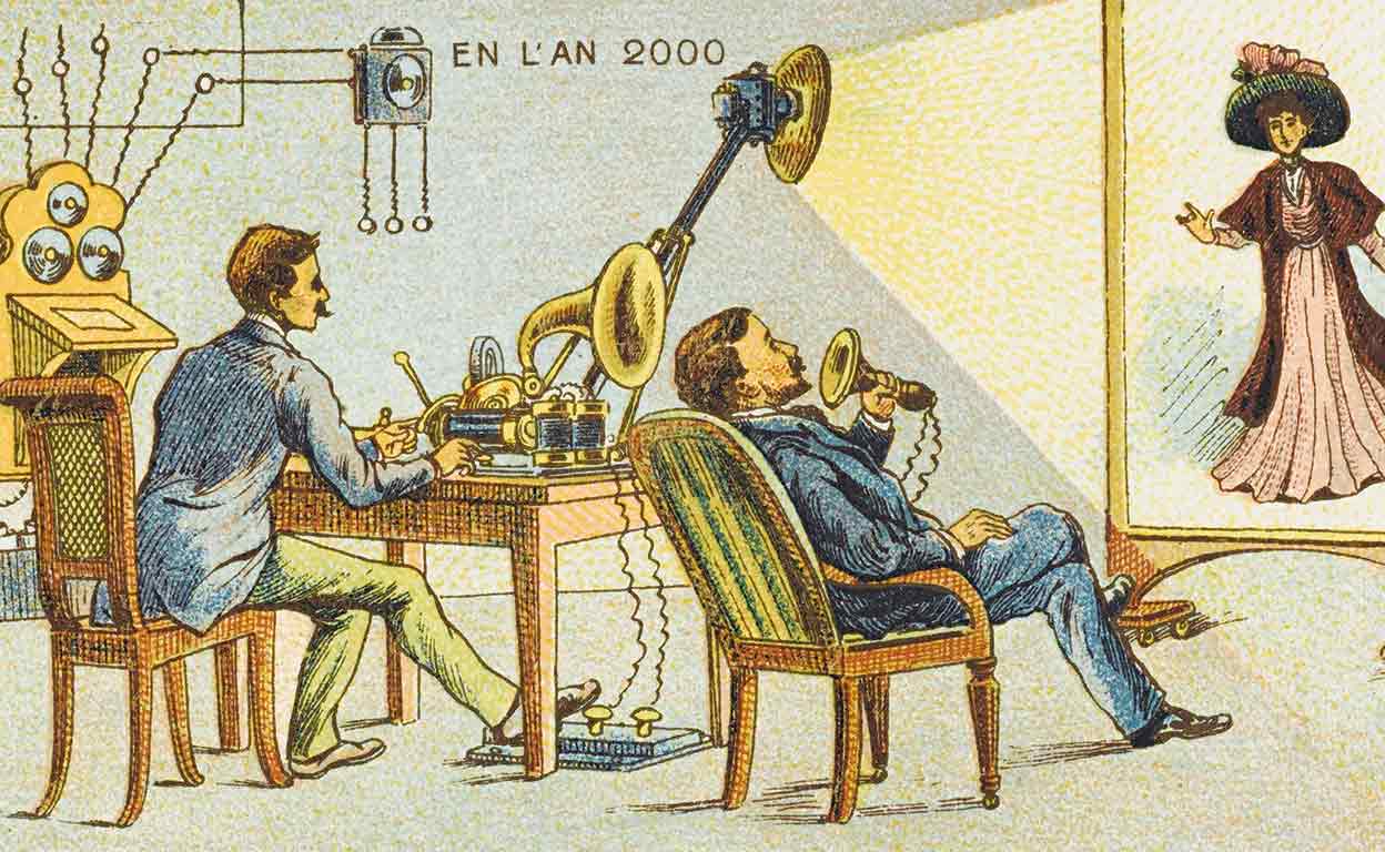Videoconferencias, drones, audiolibros... el futuro ya lo pintaron ¡en 1889!