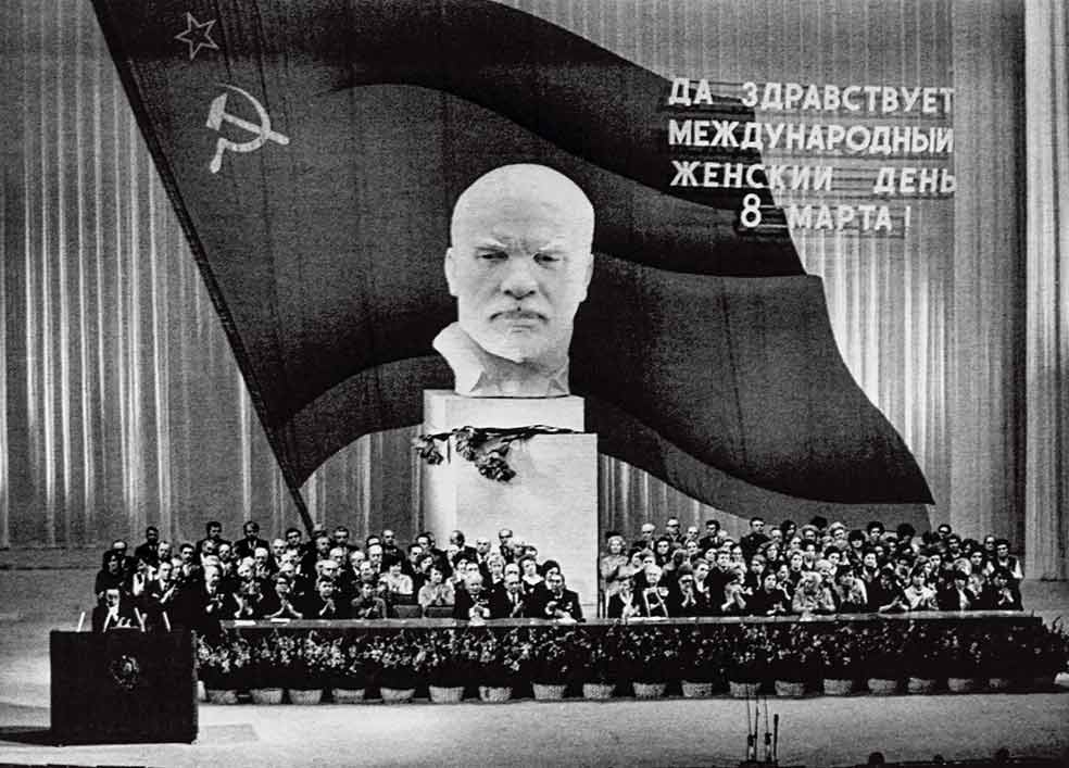 Un busto de Lenin en el Bolshói en 1982. Por el ballet, la URSS buscaba proyectarse como un país sensible en la Guerra Fría. |