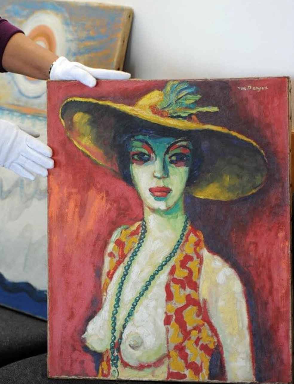 Este cuadro, realizado por el falsificador, era una de las obras que componían la ficticia Colección Jäger, que habría sobrevivido a los nazis. Simula un cuadro perdido de Kees van Dongen.