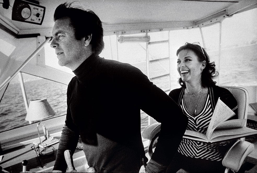 Natalie Wood y Robert Wadner en 1976.
