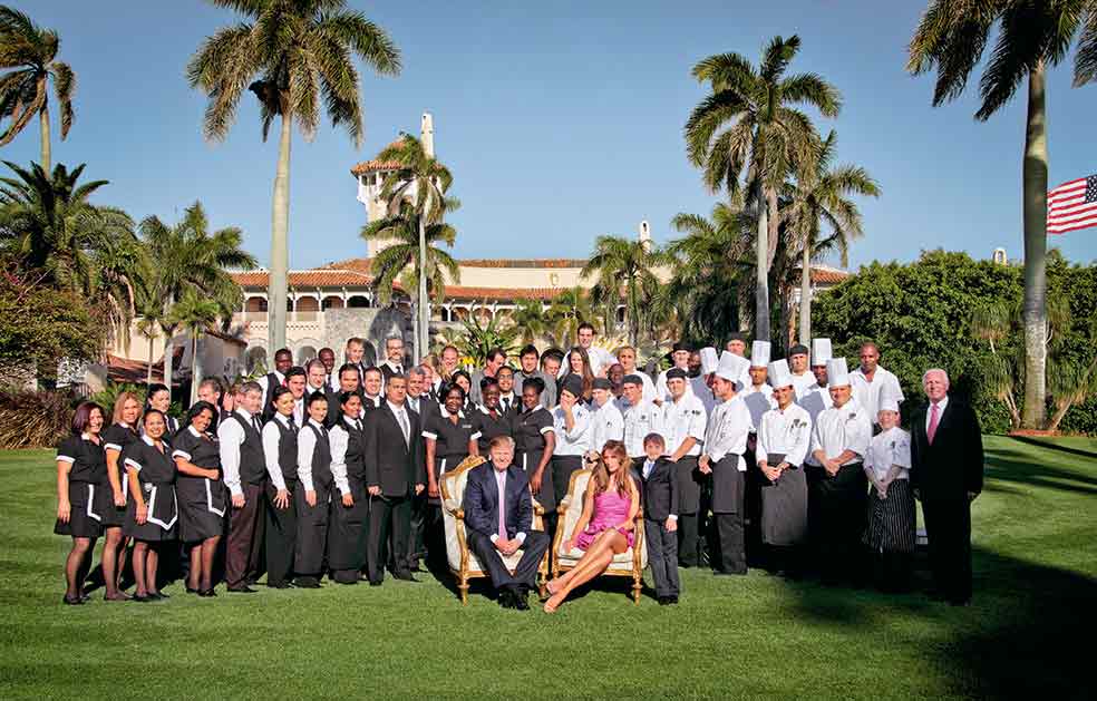 Buena parte de sus empleados son de origen extranjero, pese a sus constantes campañas para frenar la inmigración.