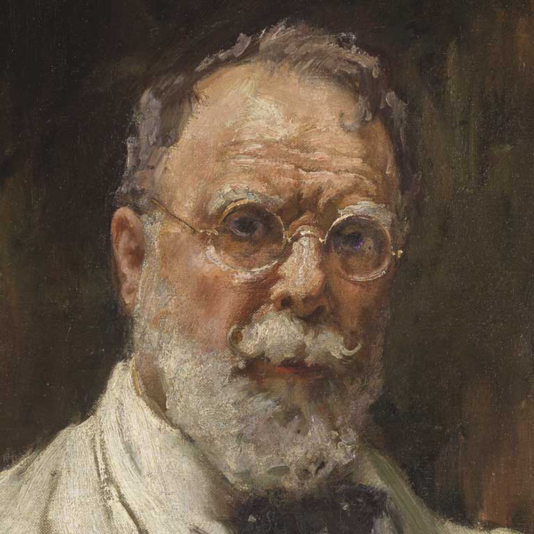 Imagen - El autor: Francisco Pradilla |Primor en la puesta en escenaEl cuadro de historia fue el género más valorado entre 1856 y 1890. Se nota que los aprendizajes iniciales de Pradilla fueron con pintores expertos en decoración porque sus lienzos (La rendición de Granada, El suspiro del moro...) destilan escenografía y grandeza. Gustaron mucho en su época, sobre todo Doña Juana la Loca, con el que ganó medallas de honor en España y Francia. El reconocimiento lo llevó a la dirección del Museo del Prado.