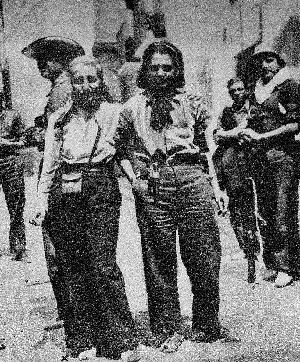 Ana María Martínez Sagi estuvo con un grupo anarquista en Aragón. Esta imagen la tomó el 4 de agosto de 1936.
