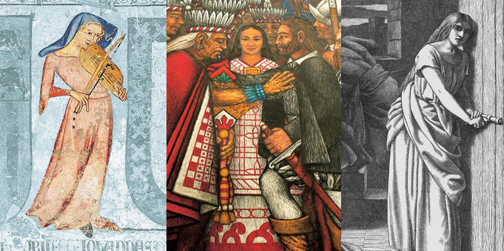María Pérez la Balteira, personaje clave en la reconquista de Córdoba; Malinche, en la conquista de México; y Rahab la Larga, en la caída de Jericó, son tres de las espías que aparecen en el libro de Posadas. |
