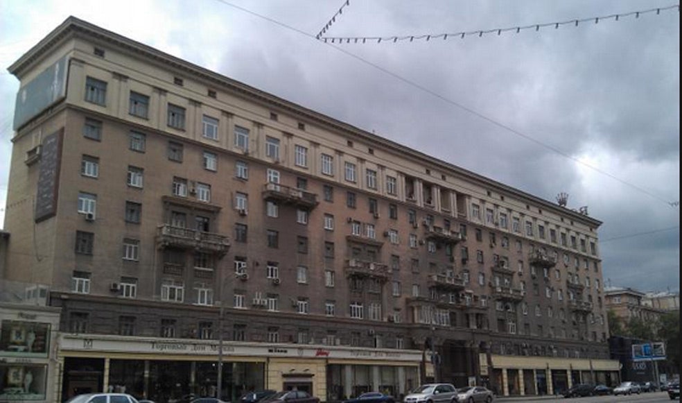 Avenida Kutuzovsky de Moscú.