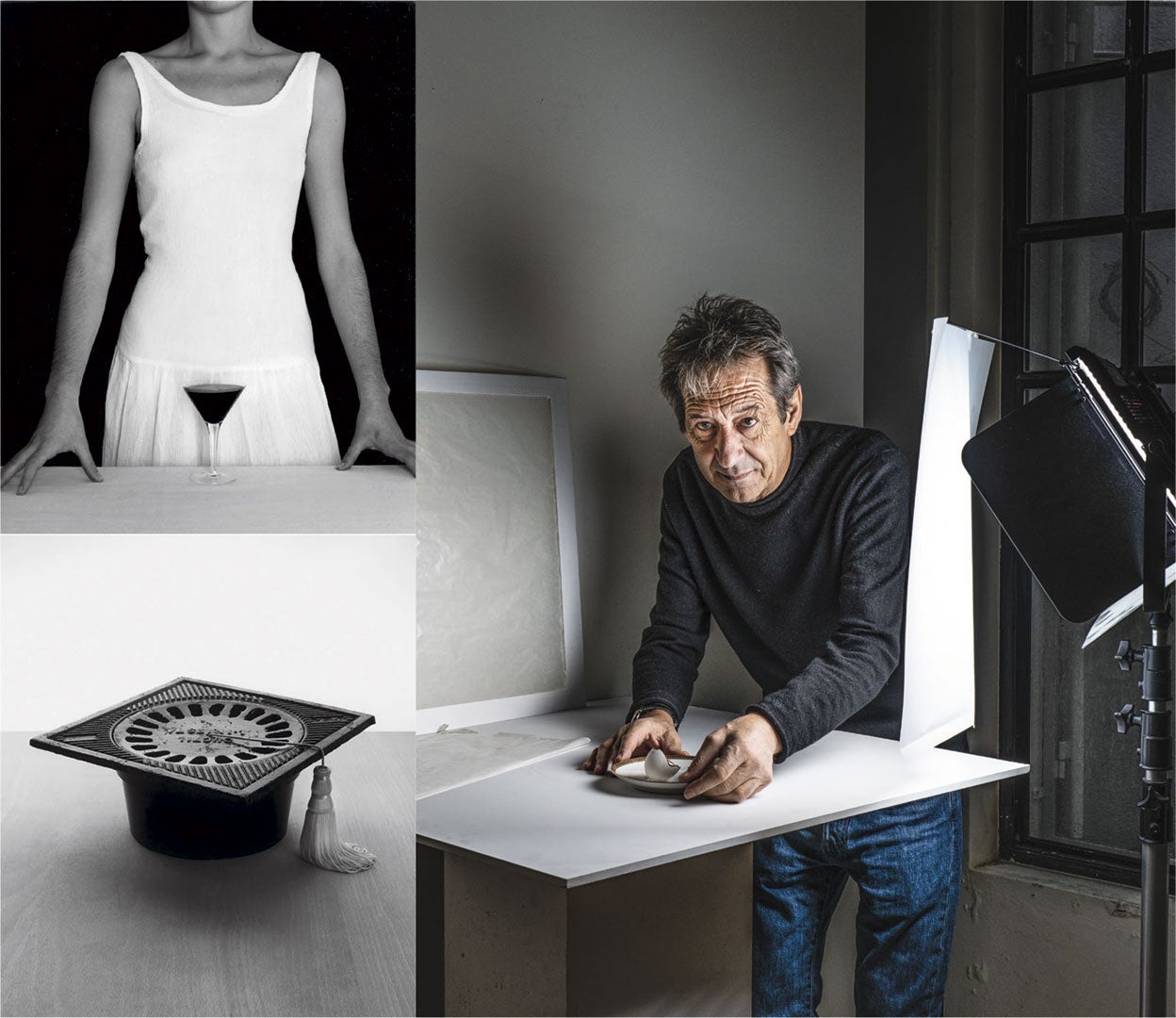 Las sugerentes imágenes de Madoz, objeto de exposiciones y libros, le han valido la calificación de artista por encima de la de fotógrafo. Él dice que lo abruma ese 'título'.