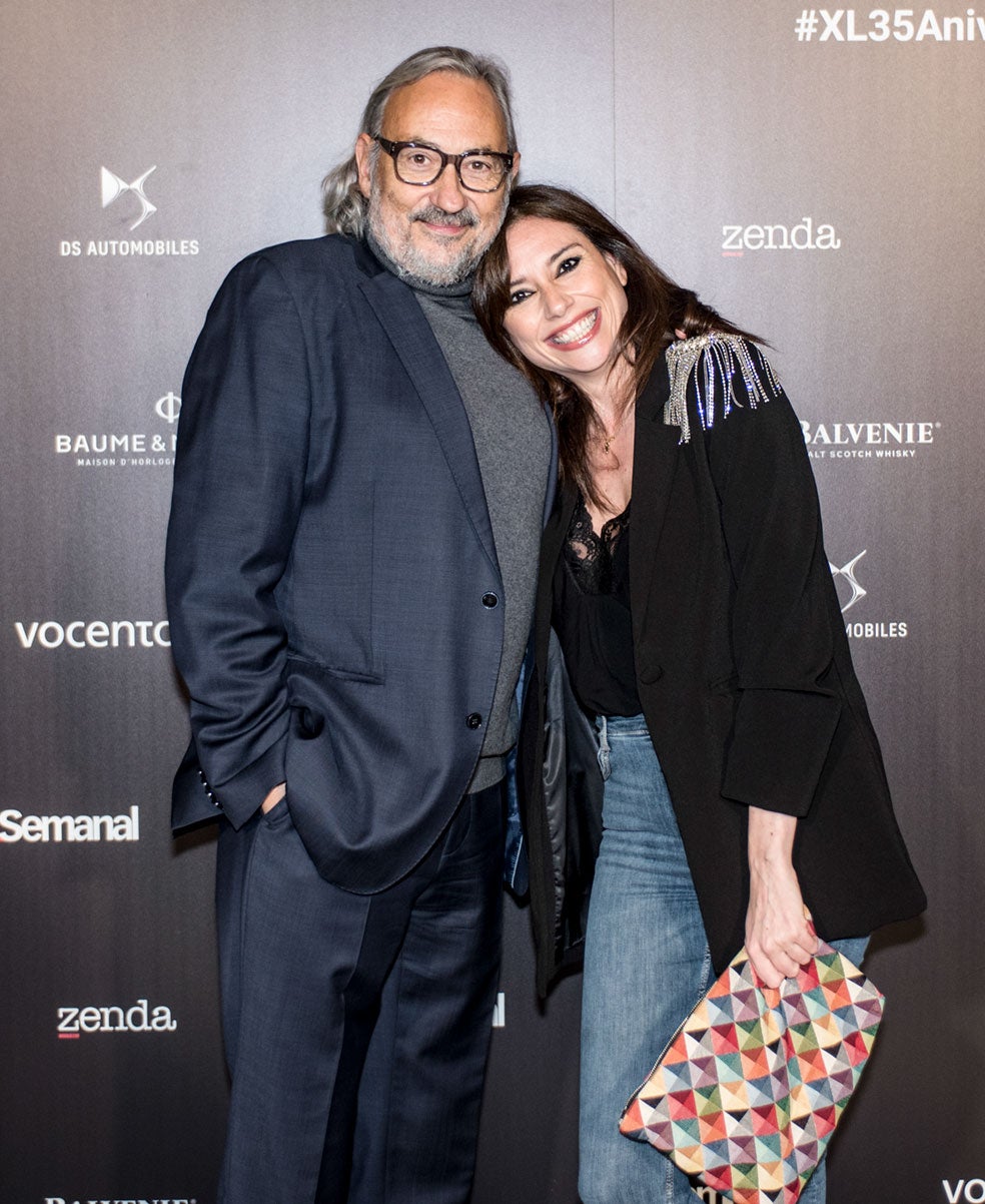 El escritor Miguel Munárriz y la presentadora Marta Flich.