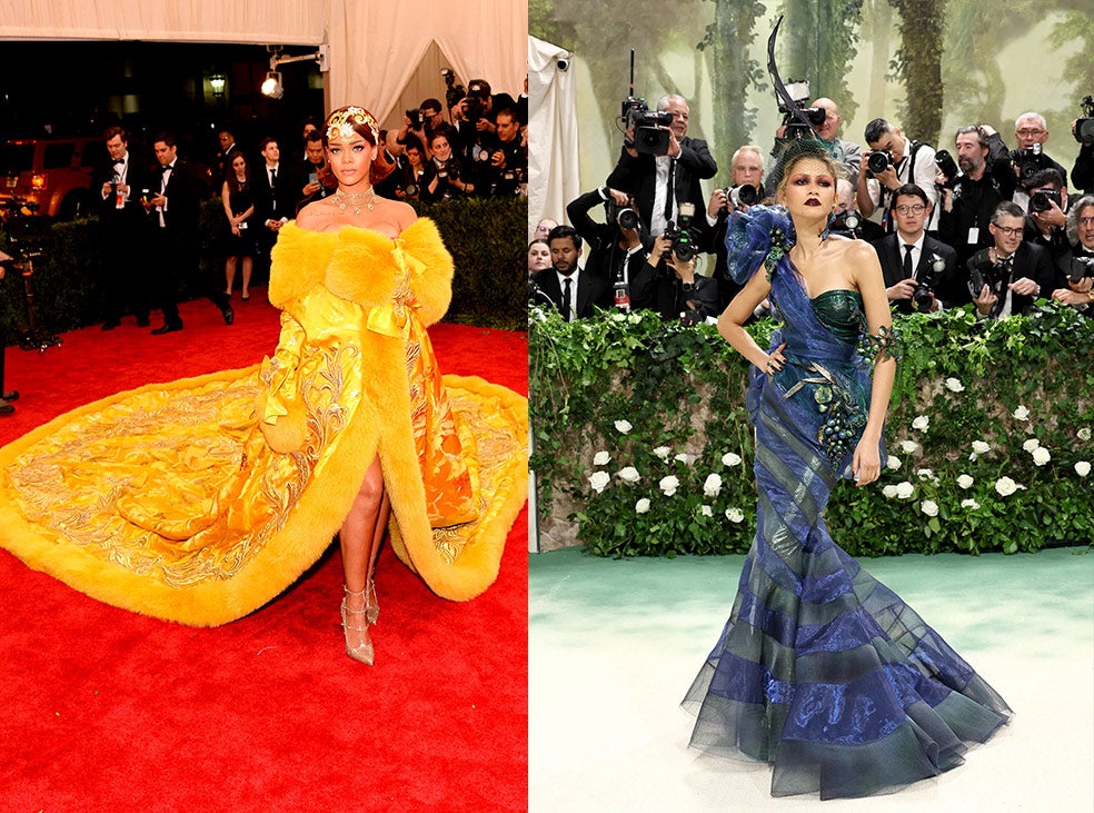 La gala del Metropolitan Museum en Nueva York es hoy el mayor show de moda del mundo. La coordina Anna Wintour, la célebre directora de Vogue, pero la convirtió en un evento social Diana Vreeland. La gala sirve para recaudar fondos para el museo. Para asistir hay que pagar 75 mil dólares, por una entrada individual, y a partir de 300 mil dólares por reservar una mesa. Rihanna, en 2015, y Zendaya, en 2024, han protagonizado algunos de los momentos estelares.