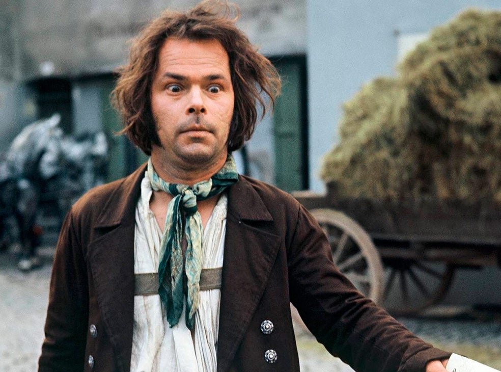 El actor alemán Bruno Schleinstein en El enigma de Kaspar Hauser, de Werner Herzog.